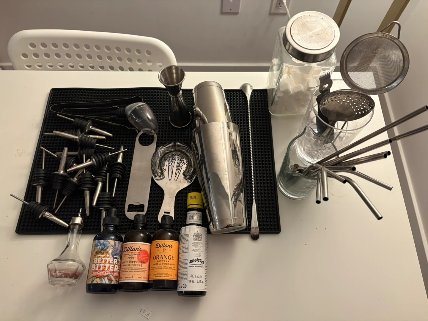 Cocktail Set with Bitters and Accessories