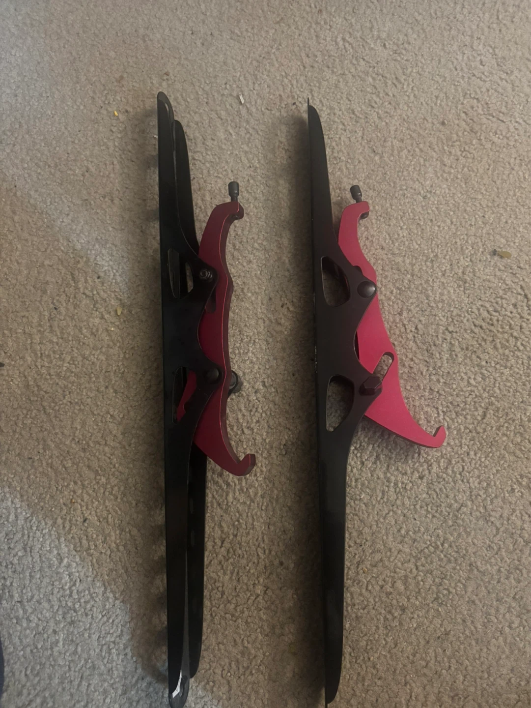 Pair of Black and Red Ski Skate Holders - photo 2