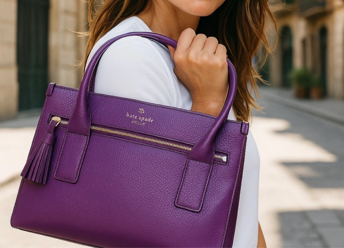 Kate Spade Southport avenue Cameron leather Tote