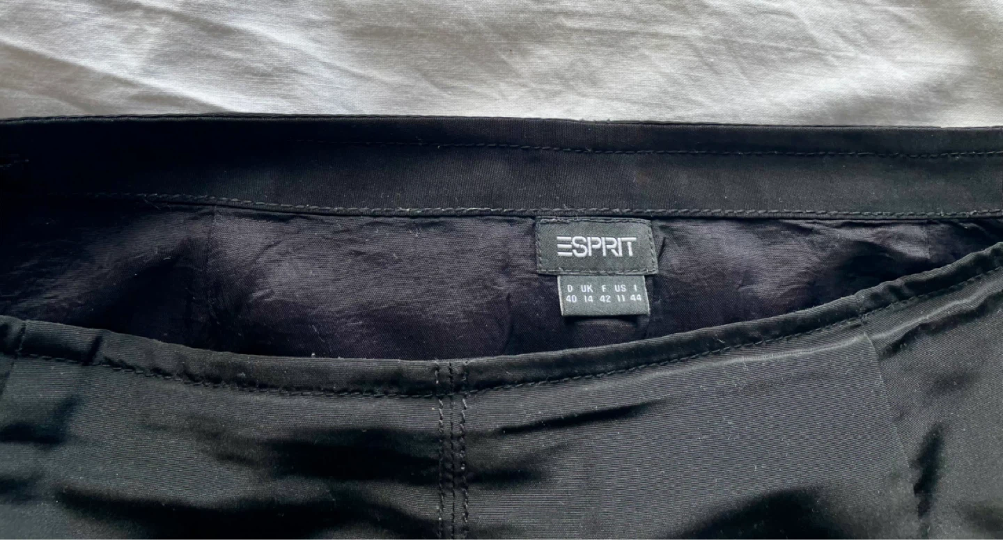 Esprit Black Mini Skirt with Lace Trim - Size 11 US - photo 3