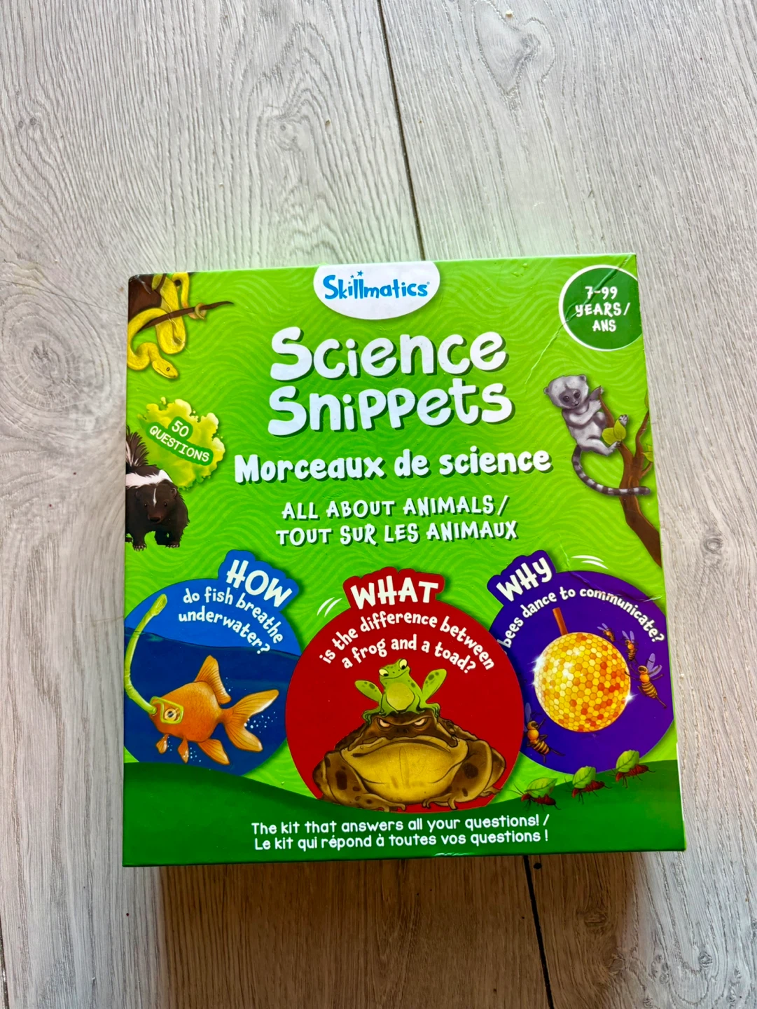 Skillmatics Science Snippets All About Animals Kit
