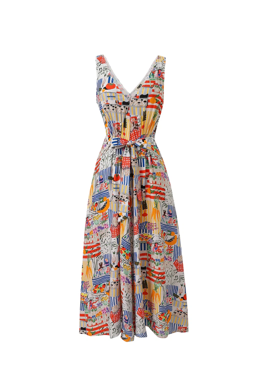 NWT - FRNCH Achouak Marche Blanc Dress - photo 5