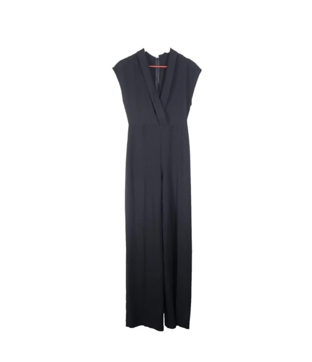Mango Plunge Jumpsuit with Wrap Collar - photo 2