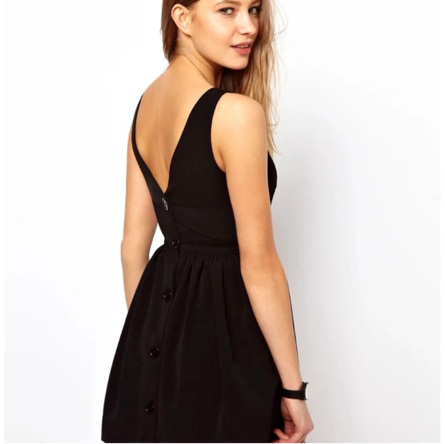 American Apparel Button Up Mini Swing Dress - photo 3