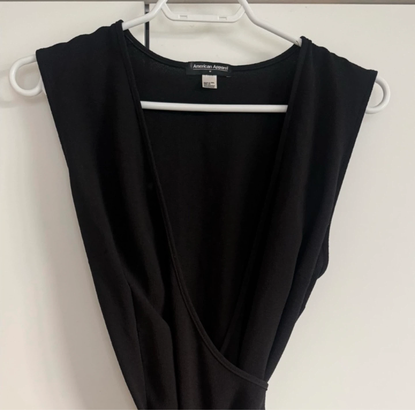 American Apparel Sleeveless Juliard Wrap Dress - photo 4
