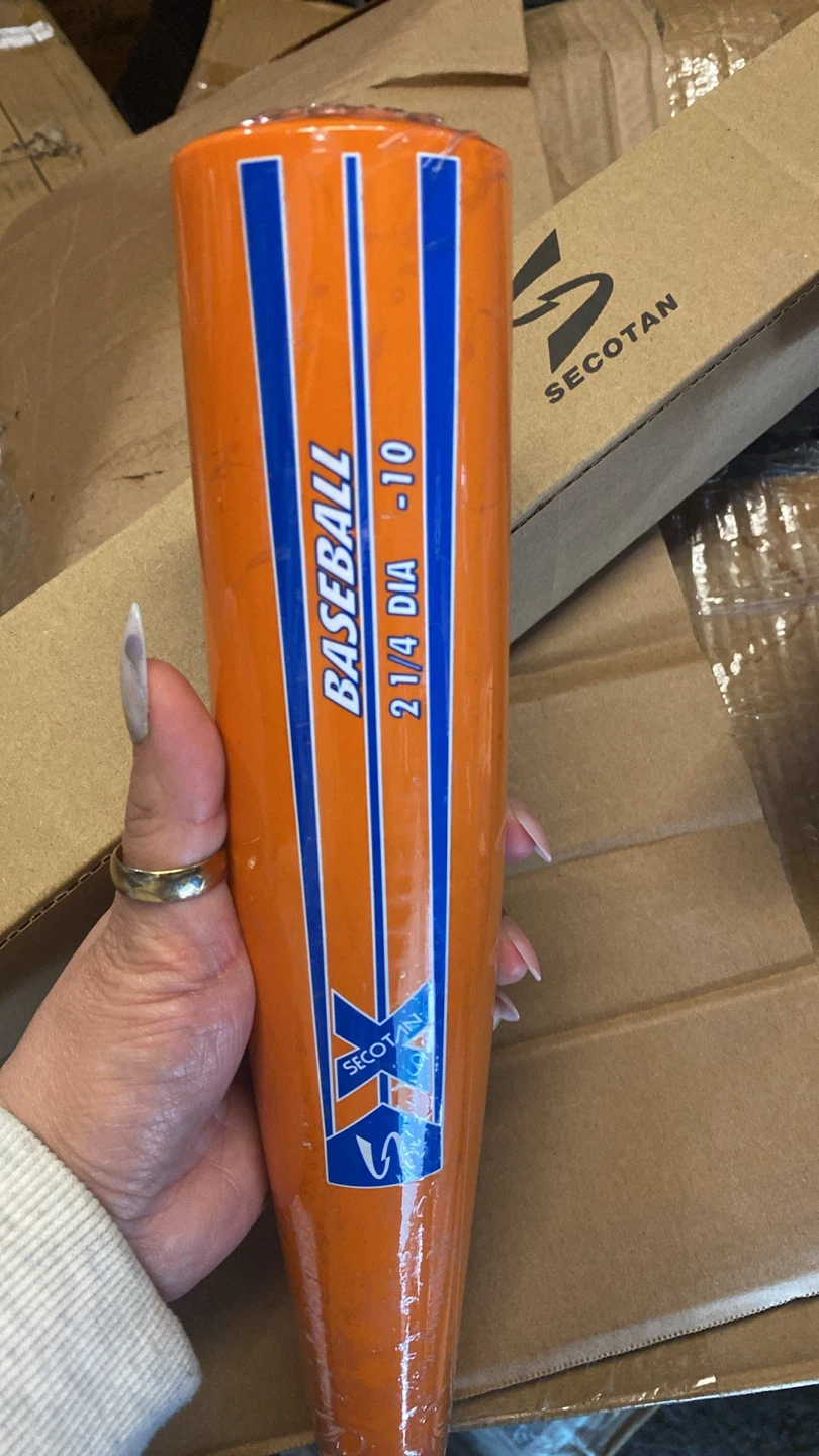 Secotan Baseball Bat - Orange - 2 1/4 Dia -10 Drop