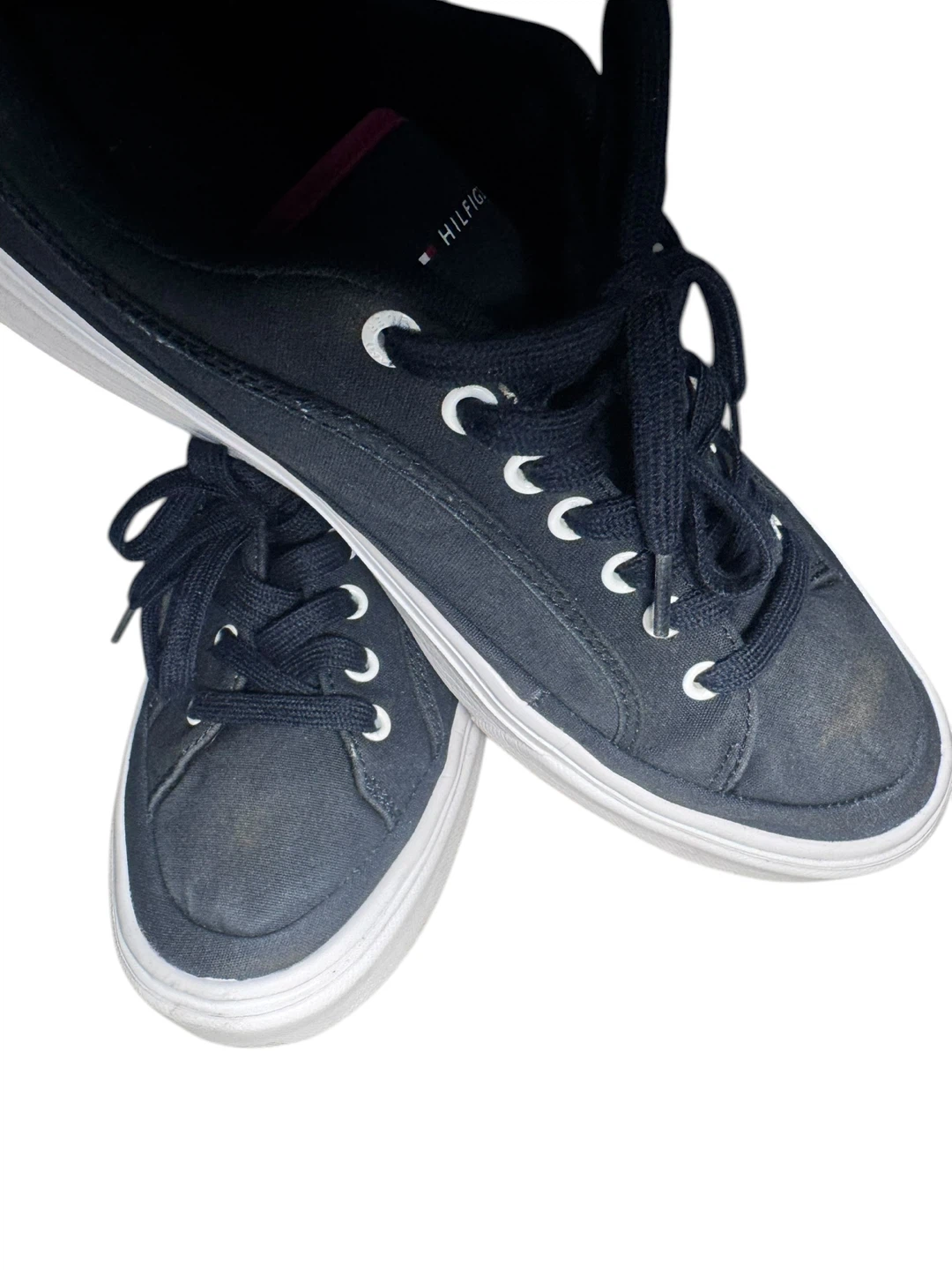 Tommy Hilfiger Navy Canvas Sneakers - photo 5