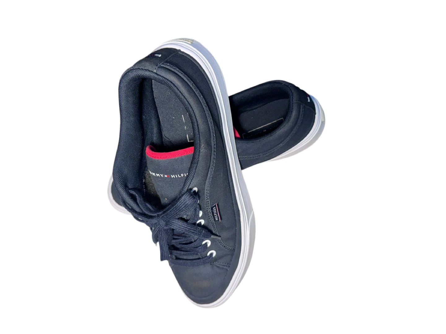 Tommy Hilfiger Navy Canvas Sneakers - photo 2