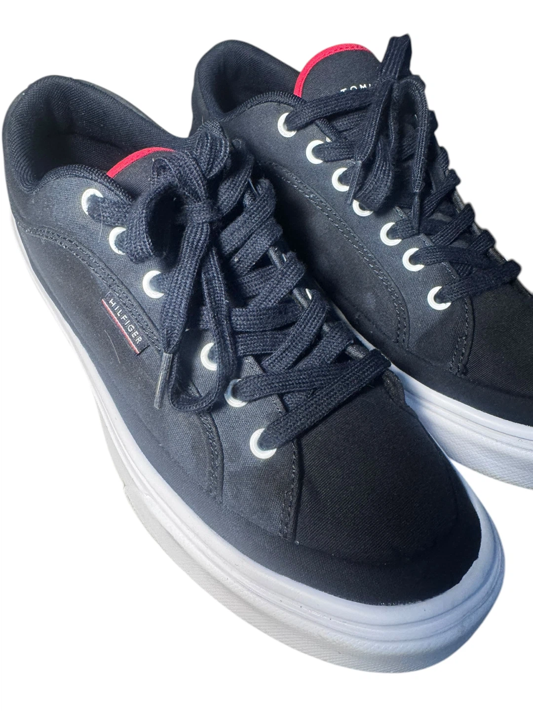 Tommy Hilfiger Navy Canvas Sneakers - photo 3