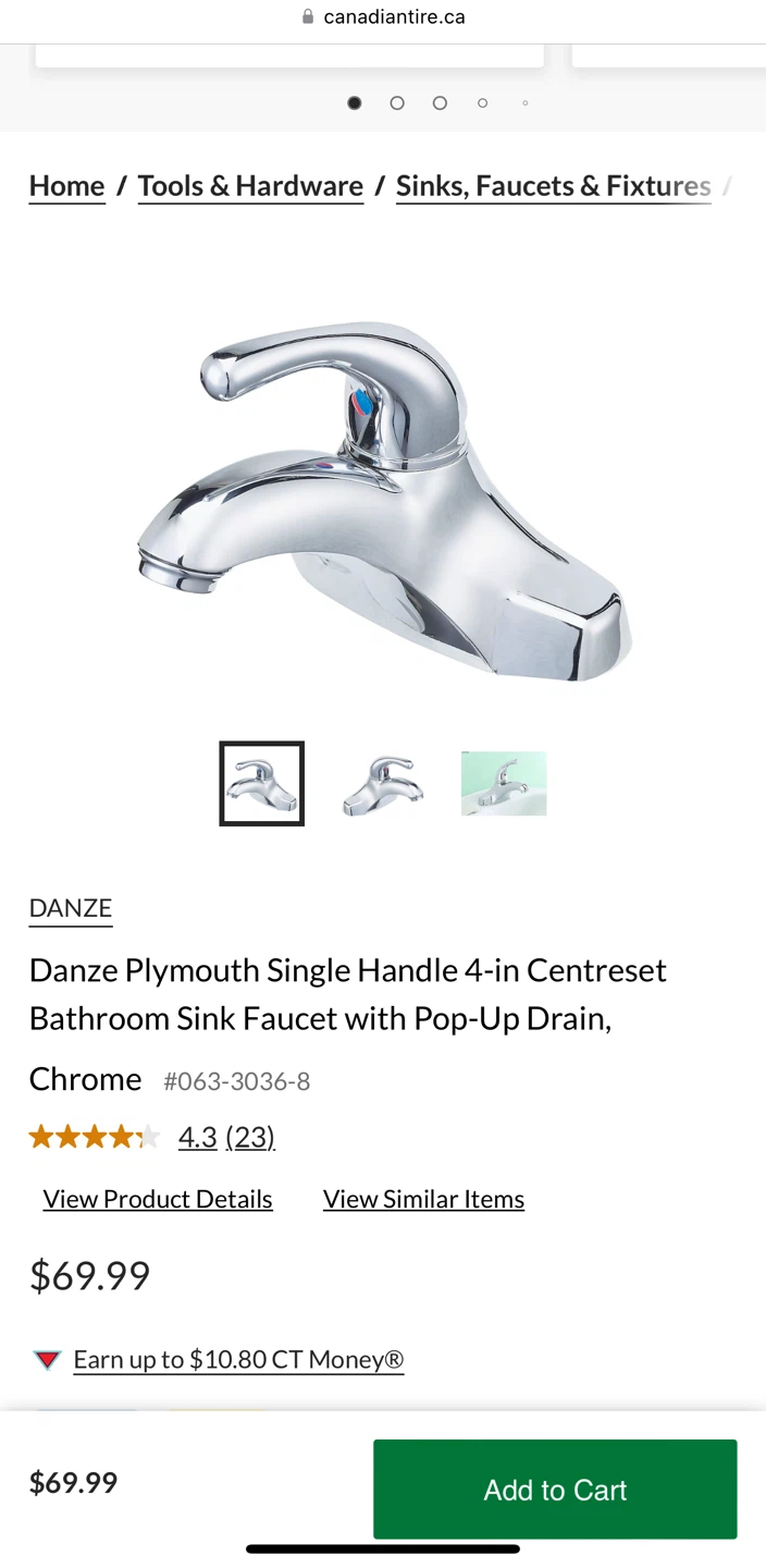 Pair of Chrome Bathroom Faucets - photo 5
