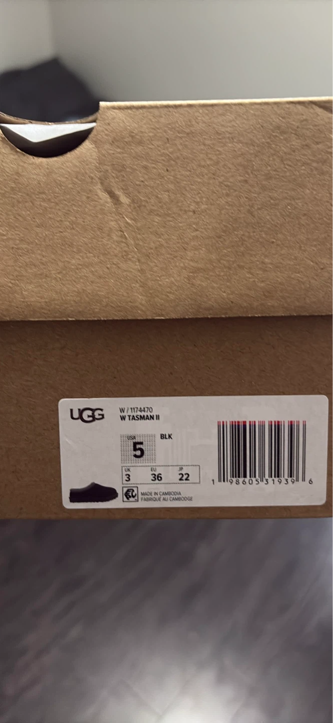 UGG Tasman II Slippers Black Size 5 Women's - photo 3
