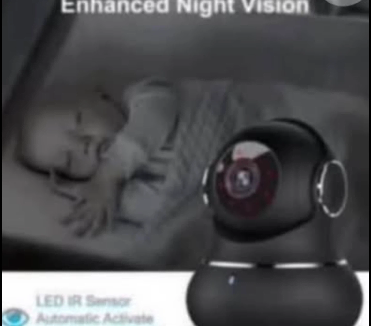 Pan/Tilt Wi-Fi Security Camera with Night Vision & Motion Alerts - photo 2