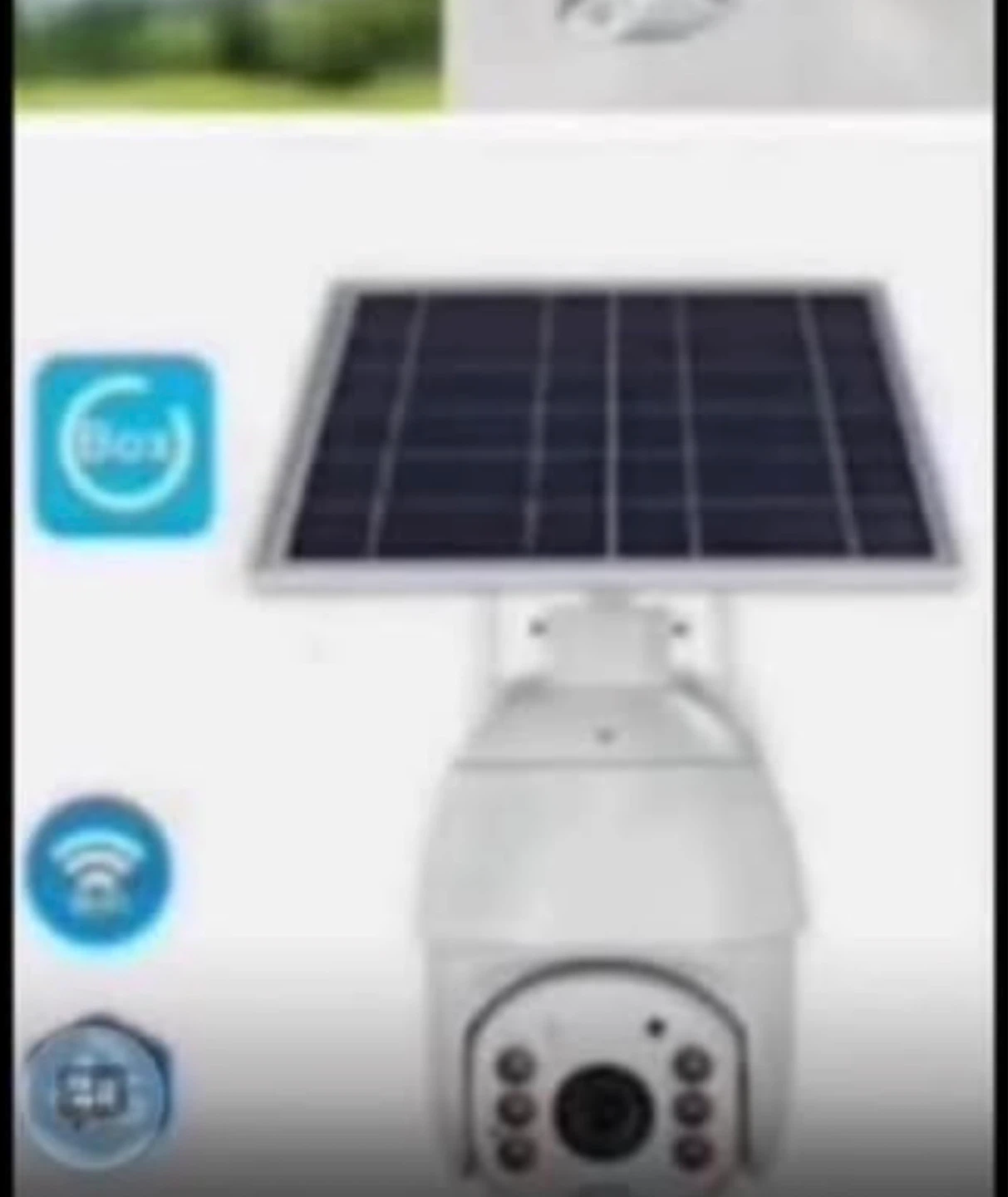 Solar Powered PTZ Security Camera with HD