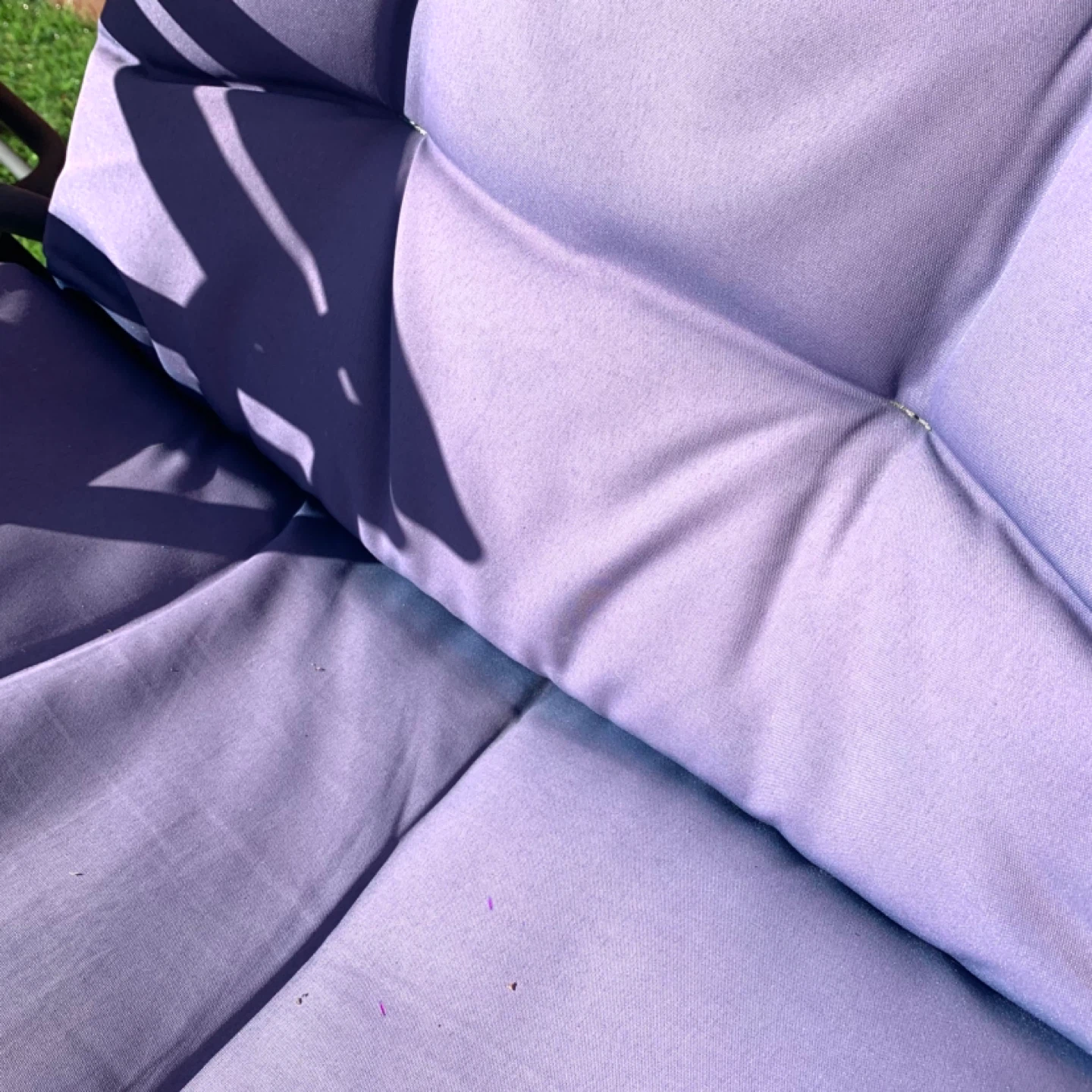 Folding Lawn Chairs Padded Outdoor Furniture Chairs Purple - photo 5