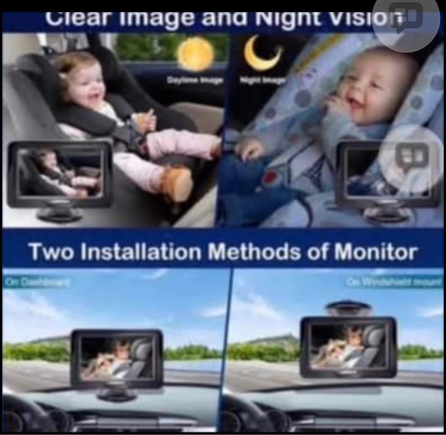 LeeKooLuu Baby Car Camera 1080P HD - photo 5