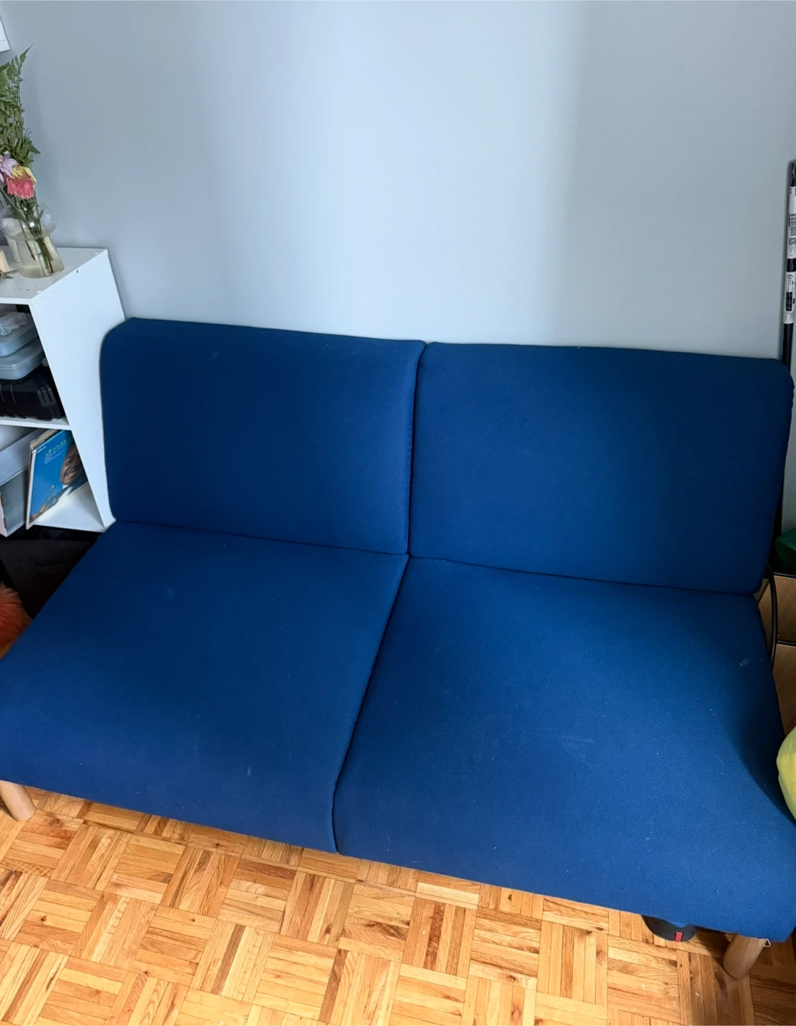 Blue couch