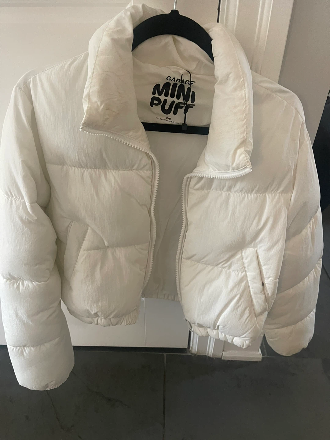 Garage Mini Puff Puffer Jacket Cream P/S - photo 3
