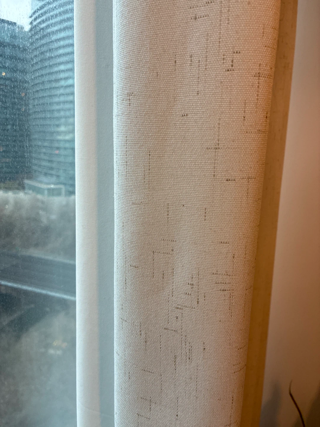 Ivory blackout Curtains