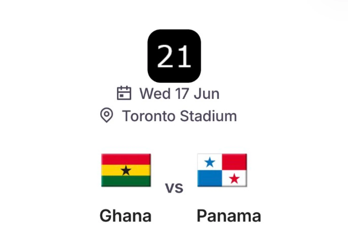 FIFA World Cup 2026 tickets - Ghana vs Panama