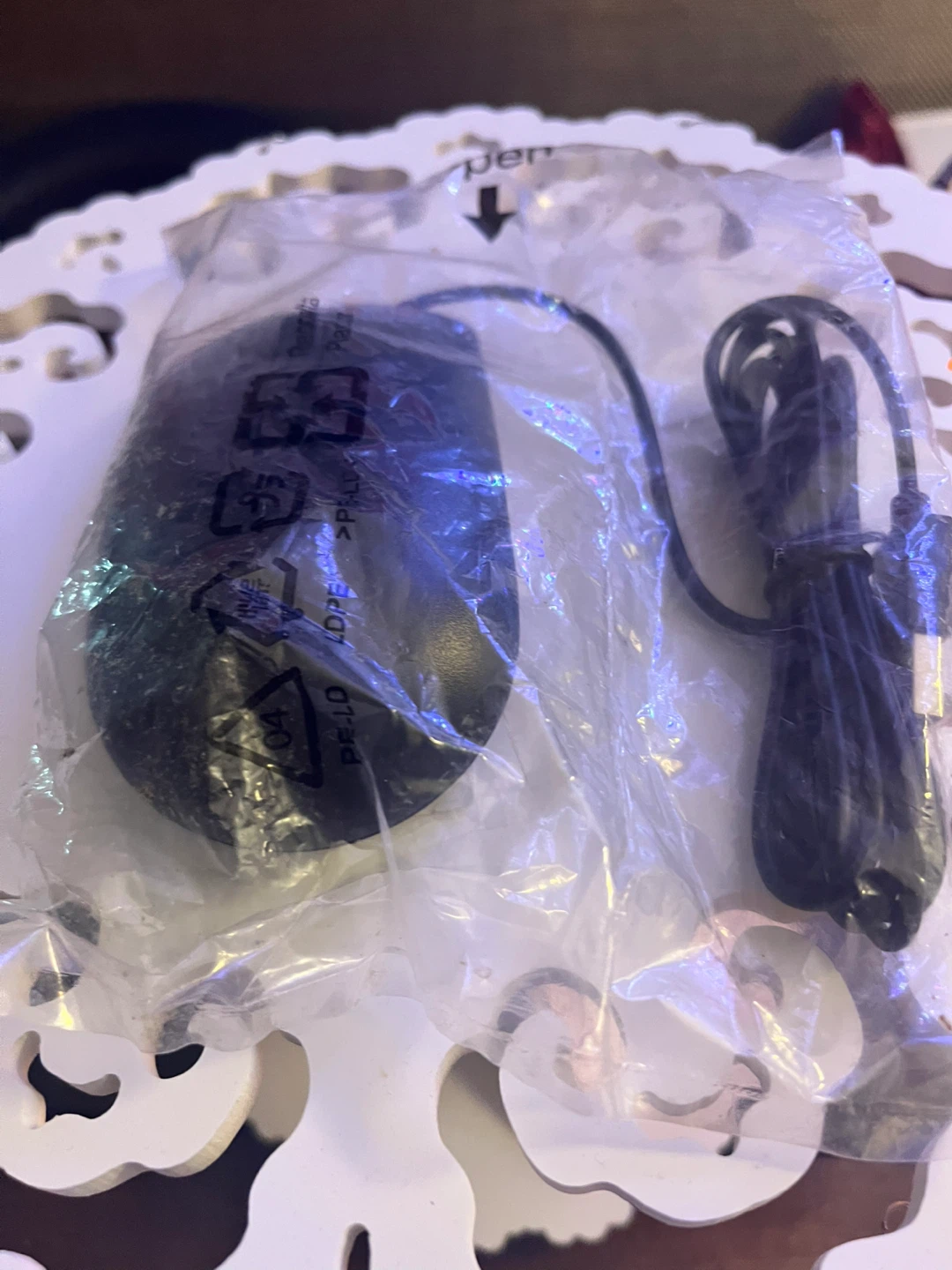 Black dell Wired Computer Mouse