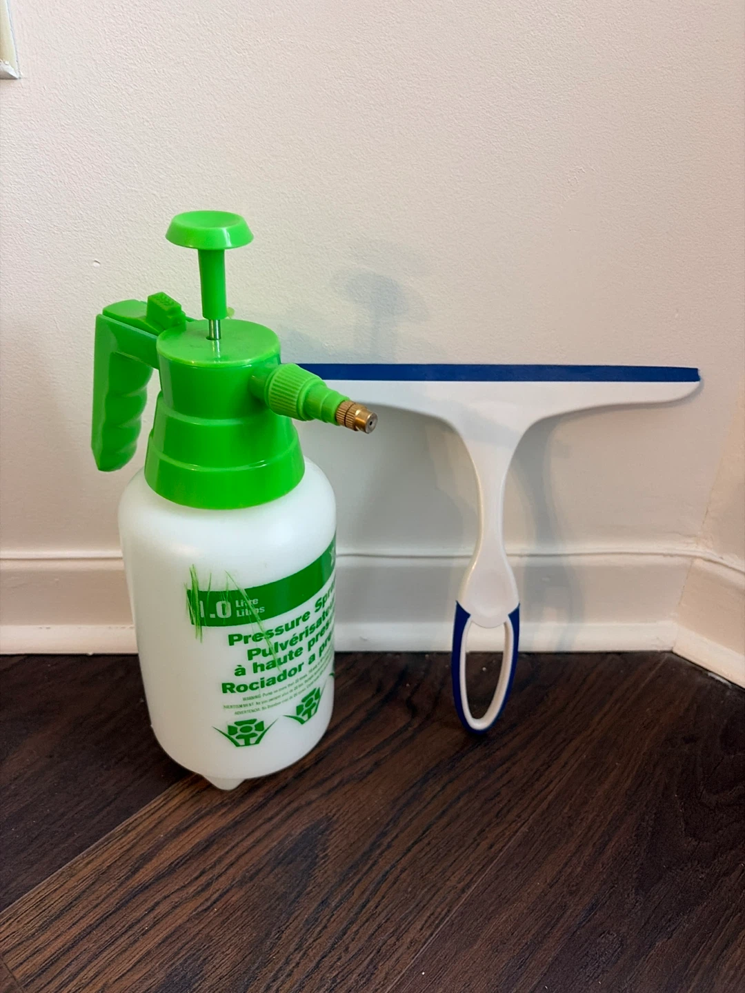 1.0 Litre Pressure Sprayer and Squeegee
