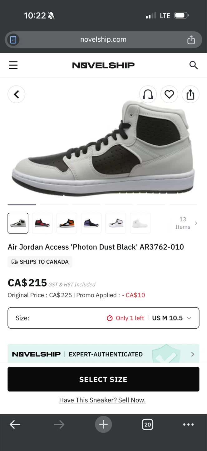 Air Jordan Access men’s 'Photon Dust Black' AR3762-010 US 10.5 - photo 4