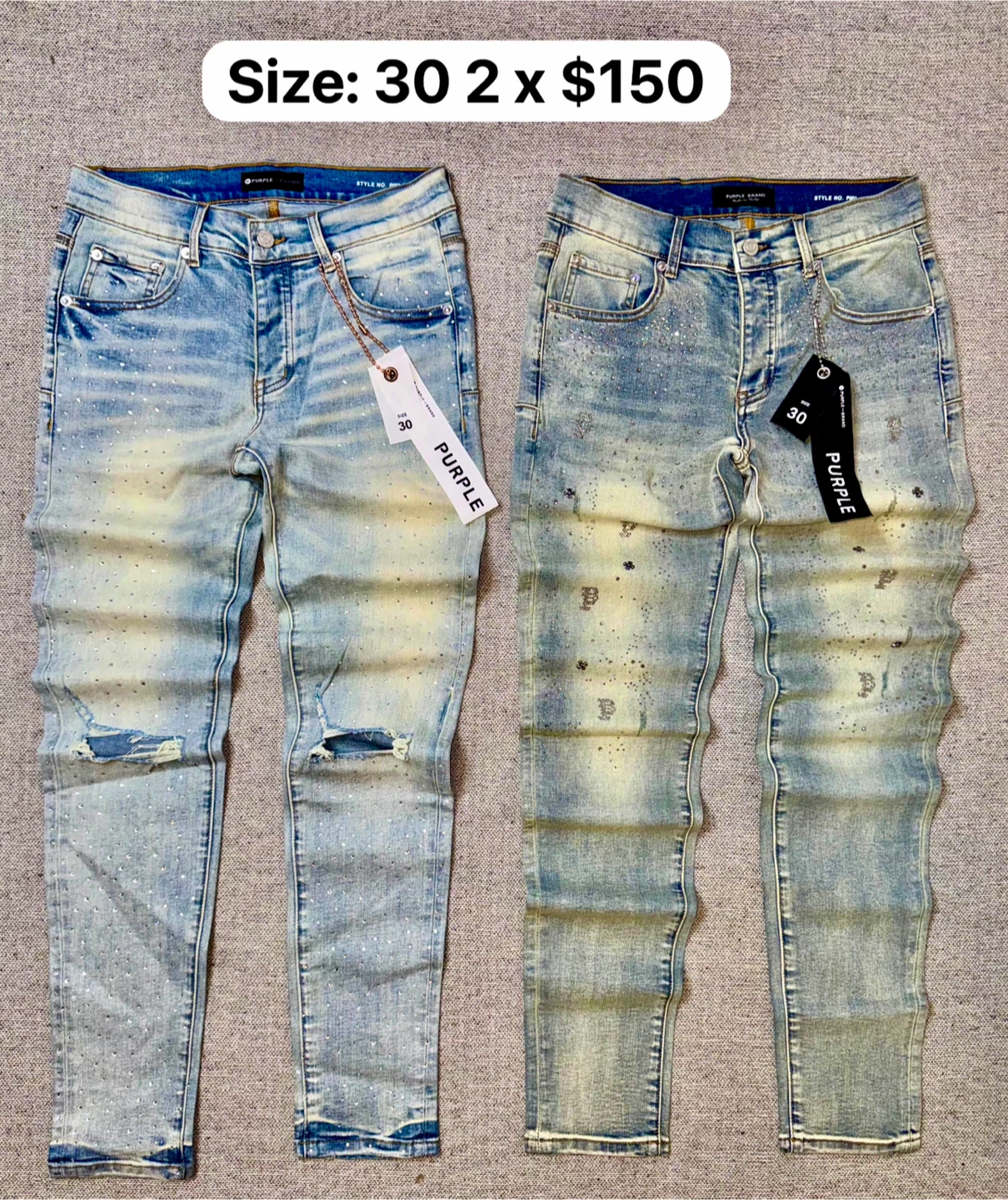 Purple Brand Jeans - Size 30 (2 pairs)