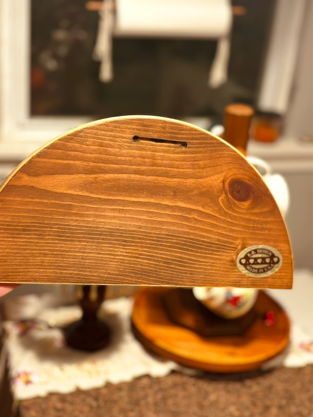 Wooden "Happiness is Homemade" Wall Decor - photo 5