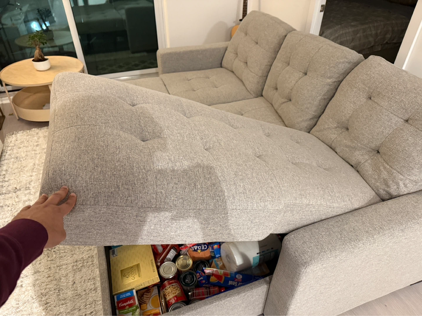 Sectional Sofa with Storage - photo 3