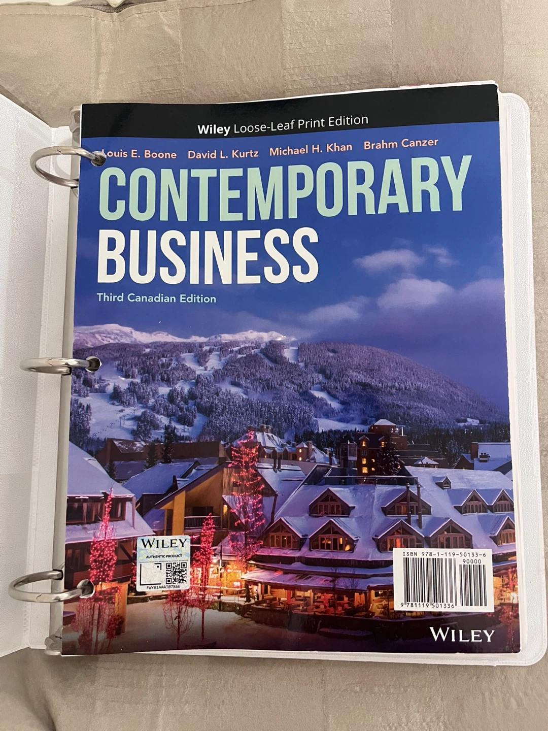 Contemporary Business 3rd Canadian Loose-Leaf Print by Wiley