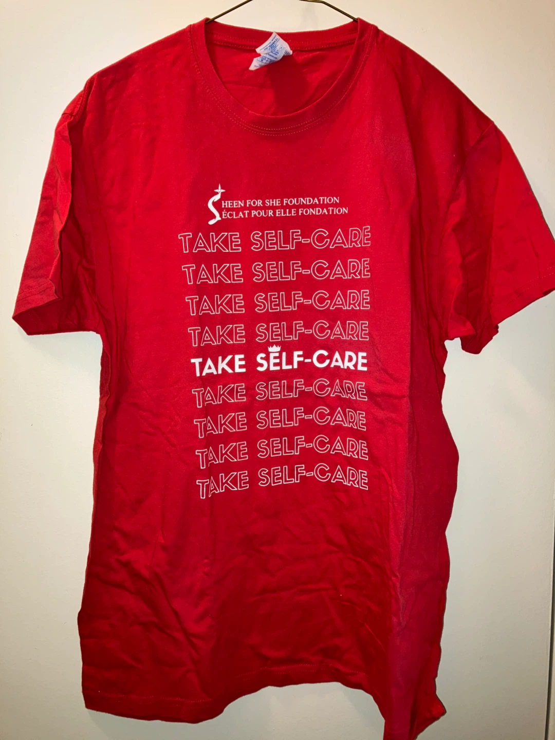 New-JHK TSRA 150 Red Cotton T-Shirt