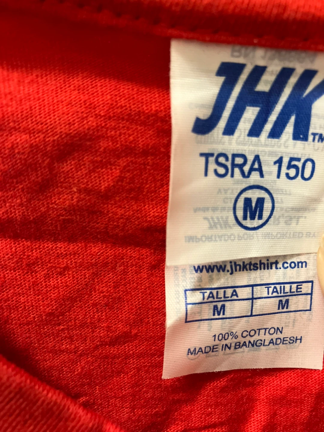 New-JHK TSRA 150 Red Cotton T-Shirt - photo 3