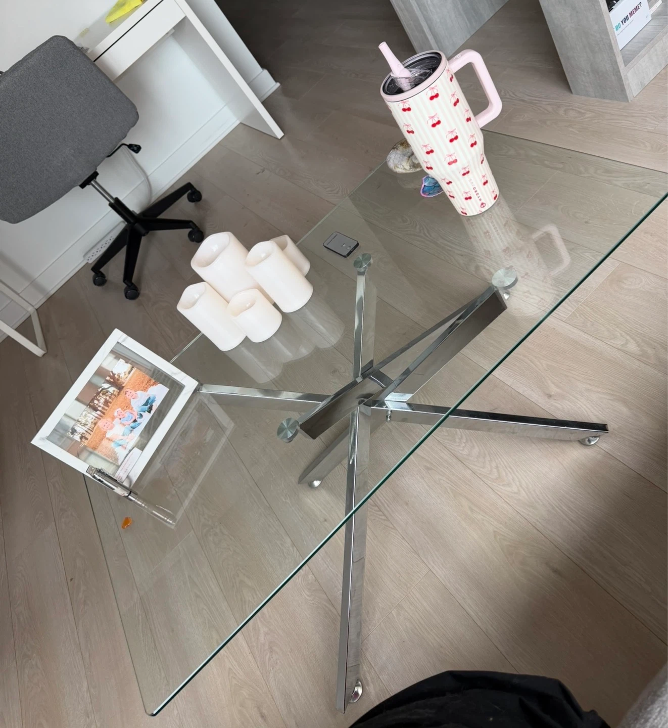 Mercer41 Shvaan Coffee Table - Silver