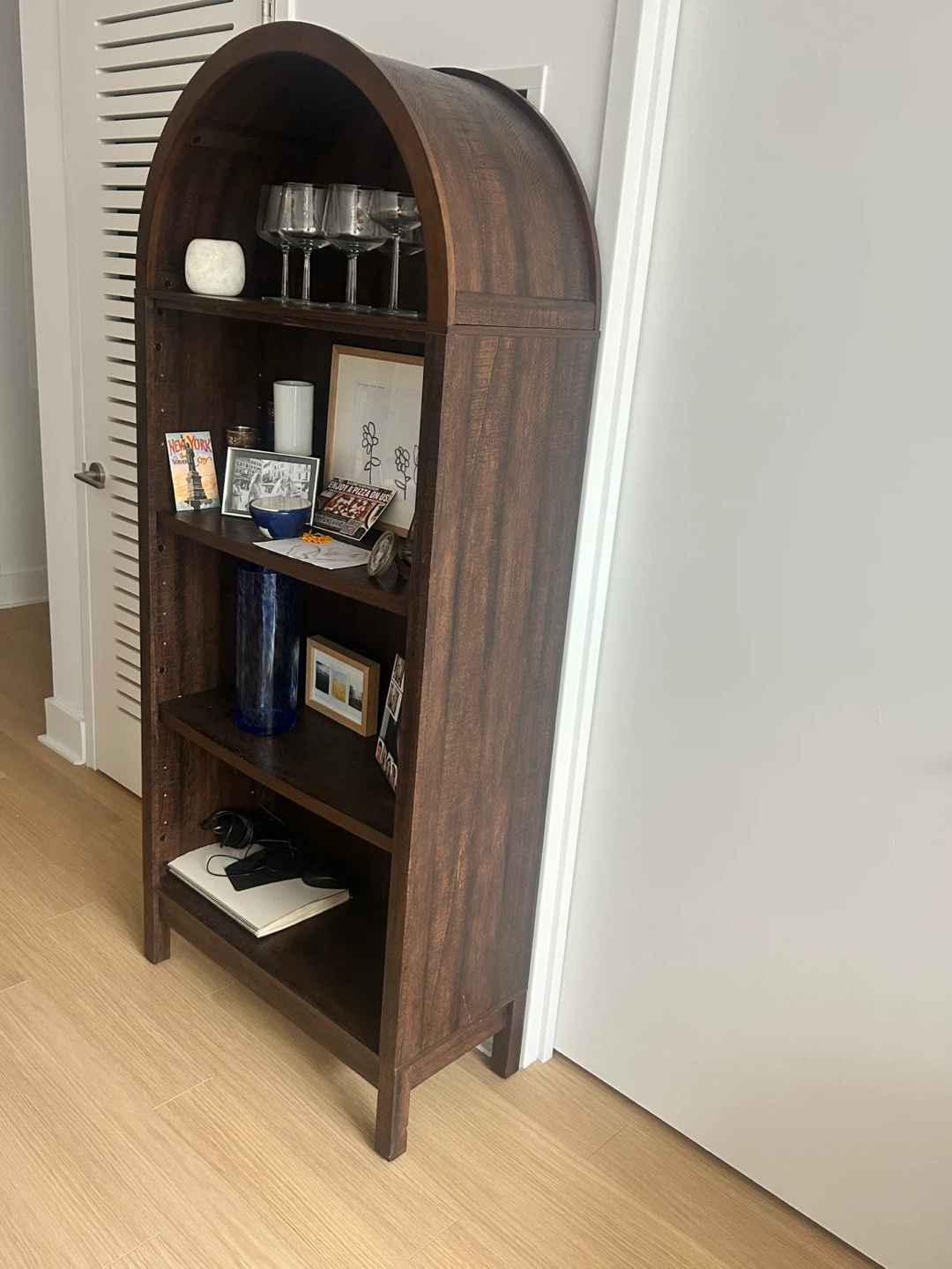 Tall Arched Bookshelf - photo 4