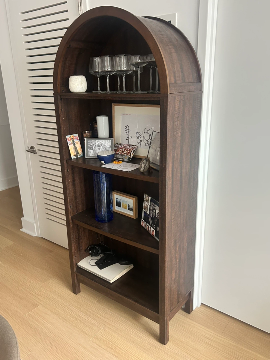 Tall Arched Bookshelf - photo 3