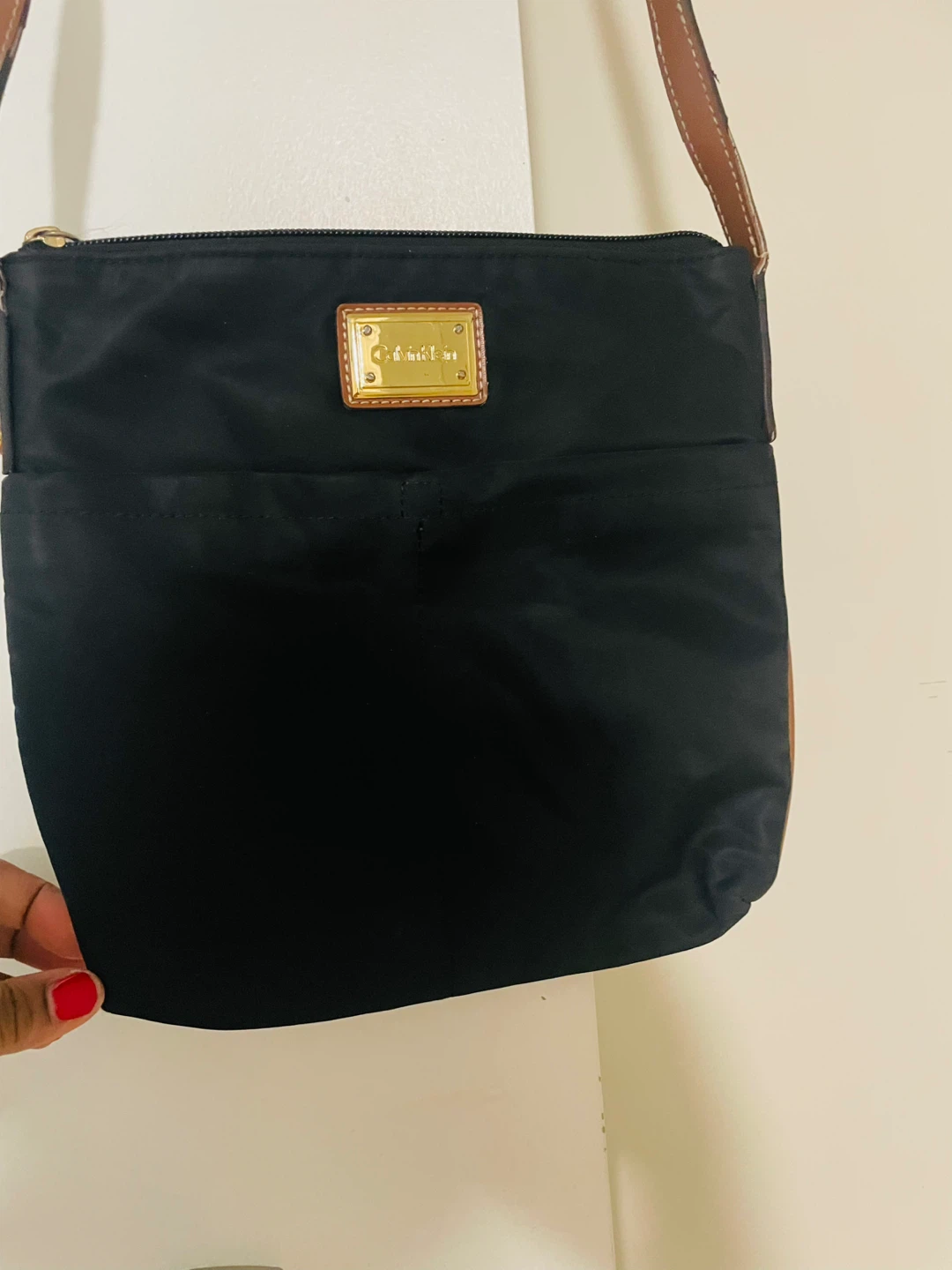 Liz Claiborne Black Nylon Crossbody Bag