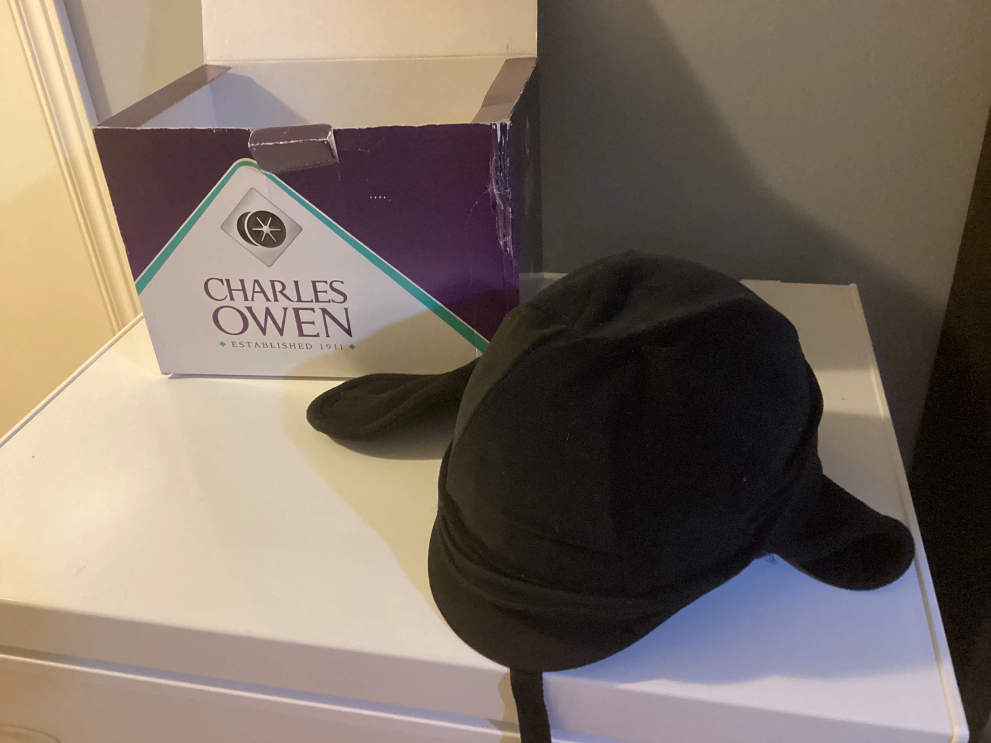 Charles Owen Black JR8 Riding Helmet