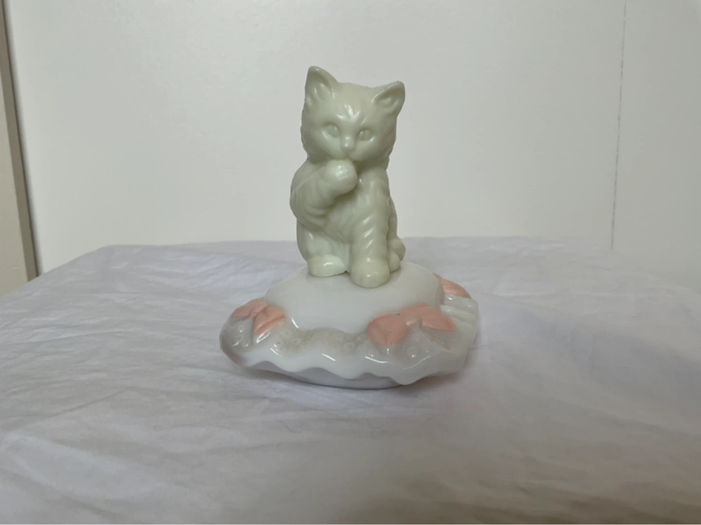 Vintage 1970’s “Sitting Pretty” cat pillow cologne bottle
