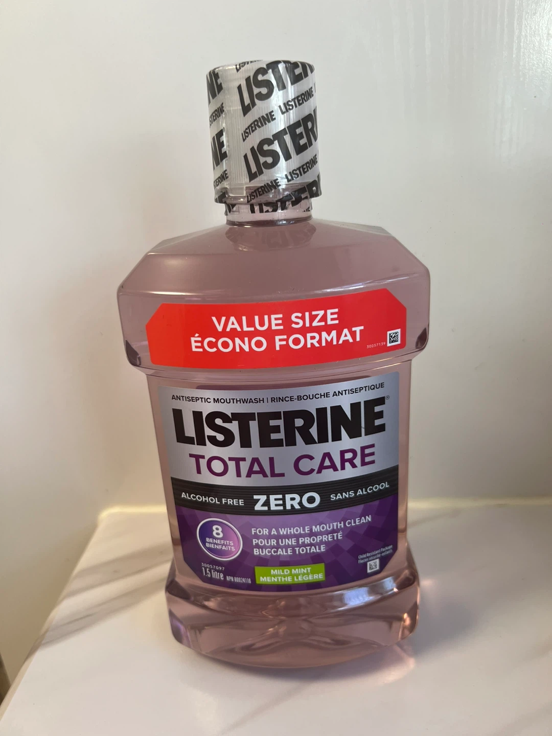 Listerine Total Care Zero Mild Mint Mouthwash 1.5 Litre