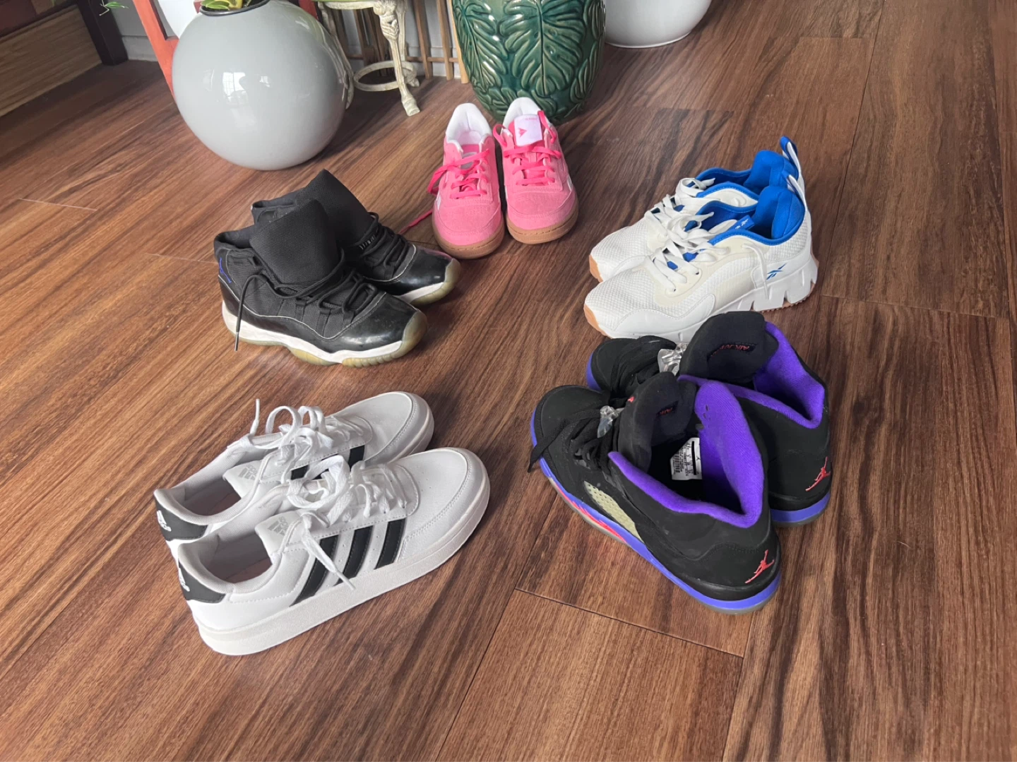 Jordan 11 Retro Concord & Adidas Sneakers