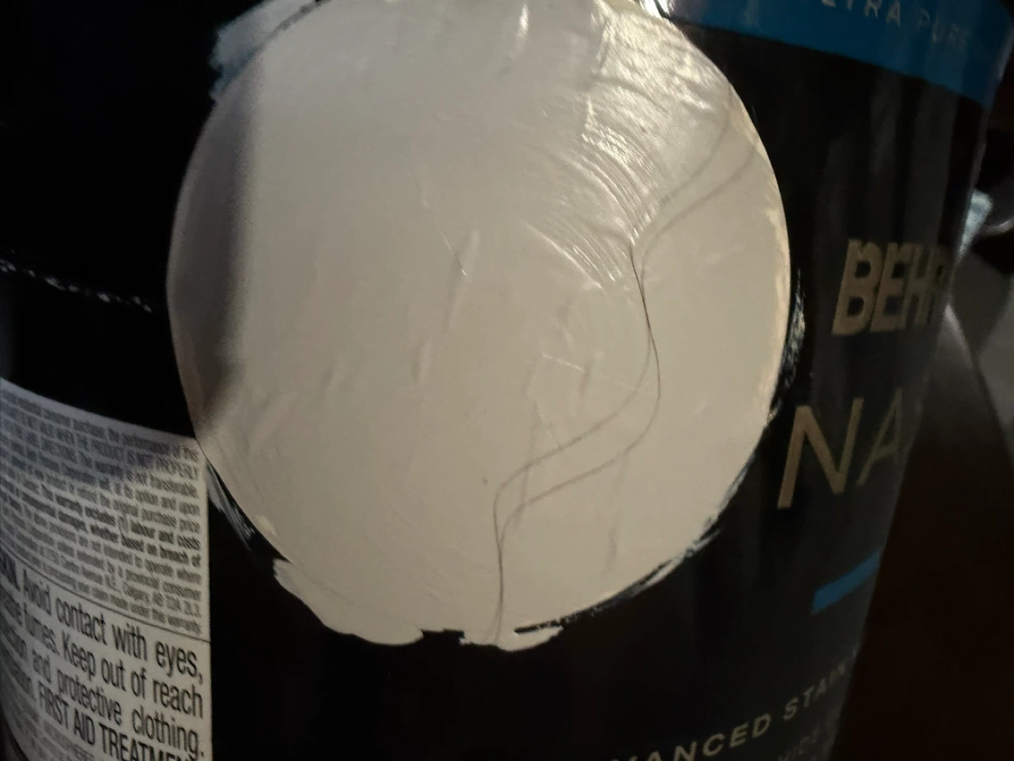 BEHR NASTY Ultra Pure White Interior Enamel Paint - photo 2