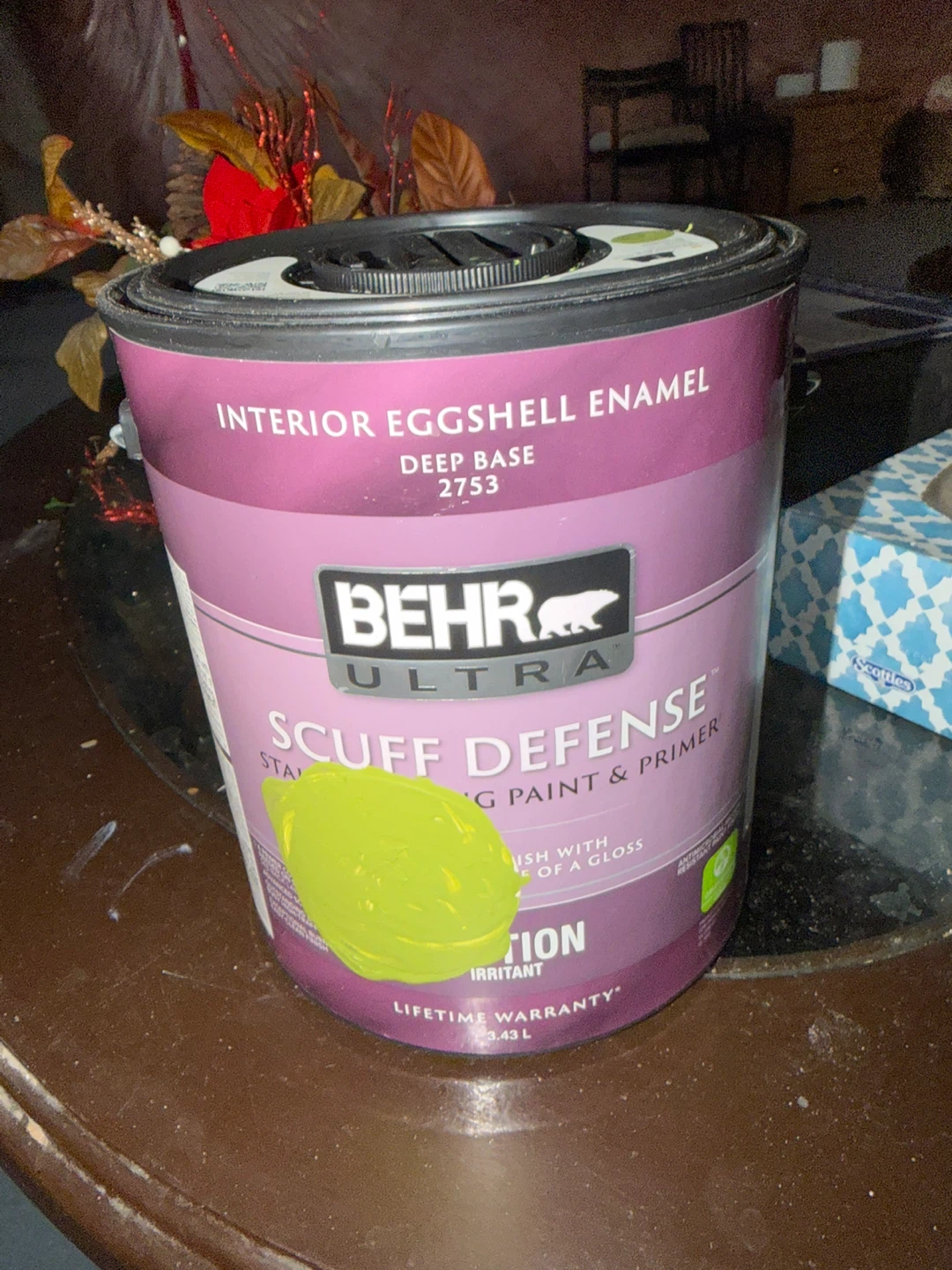 Behr Ultra Scuff Defense Interior Eggshell Paint - Dark Base - photo 3