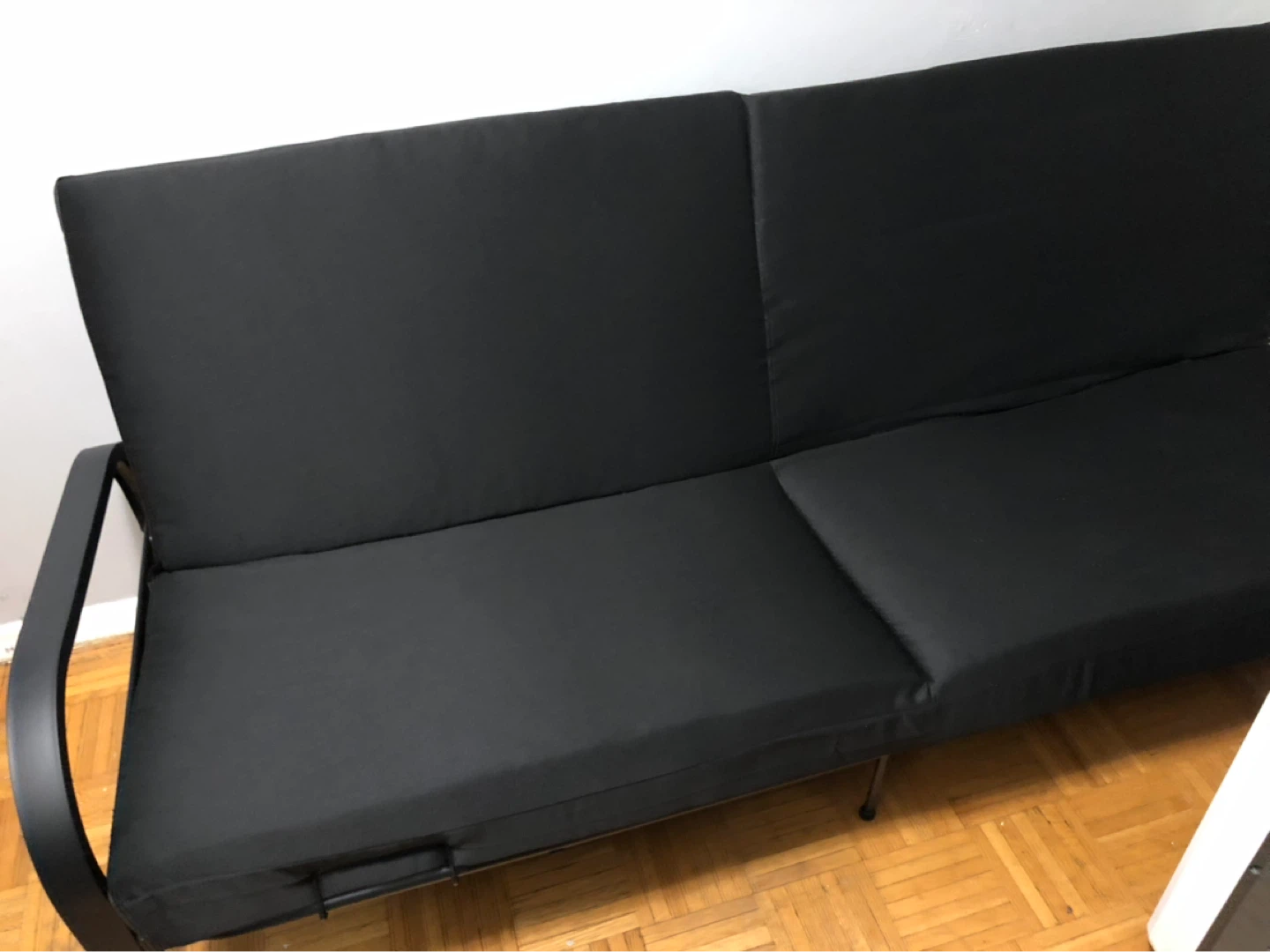 NEW Black Futon Sofa