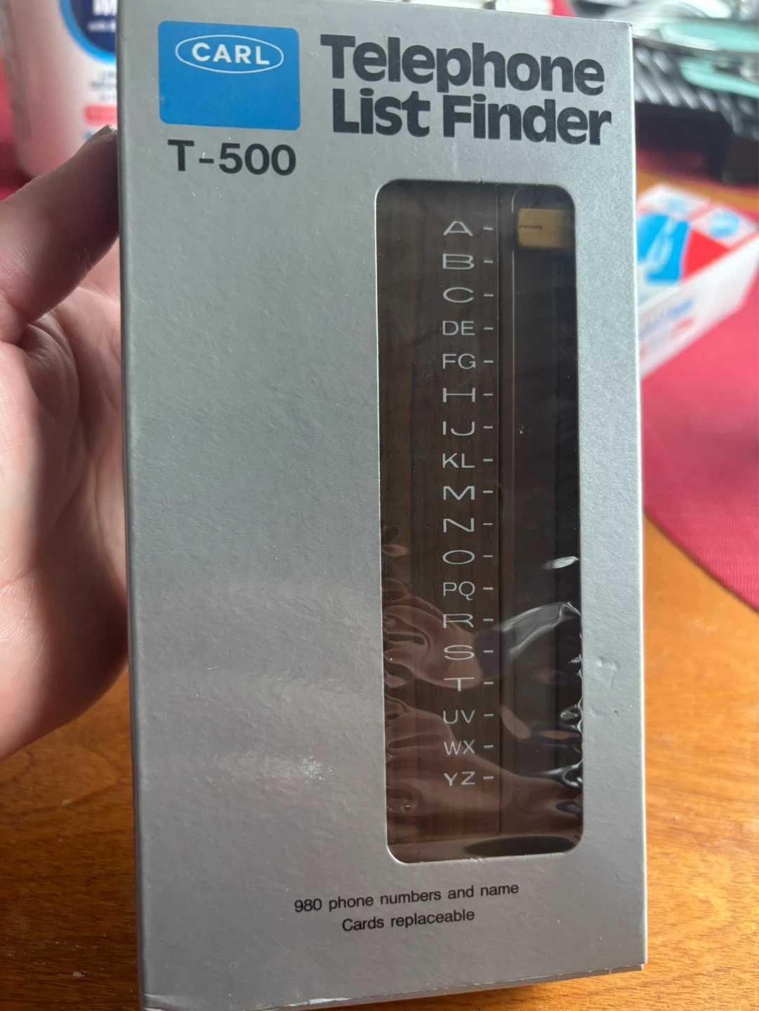 CARL T-500 Telephone List Finder