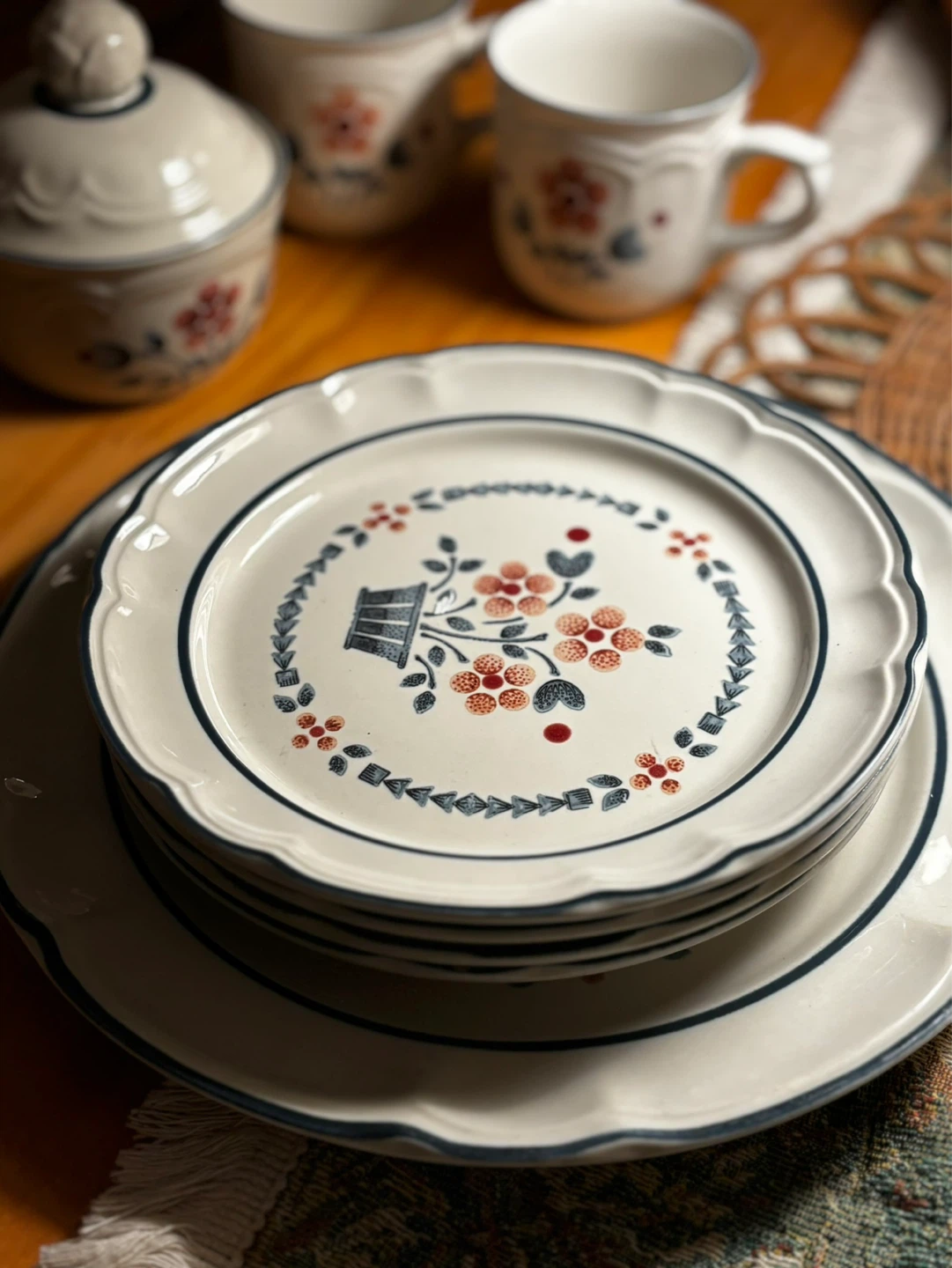 Vintage Brambleberry Dinnerware Set
