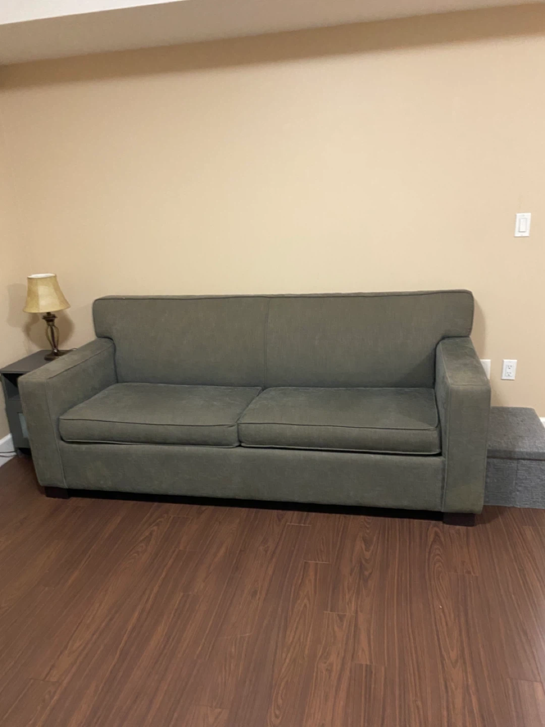Sofa bed with 1 side drawer