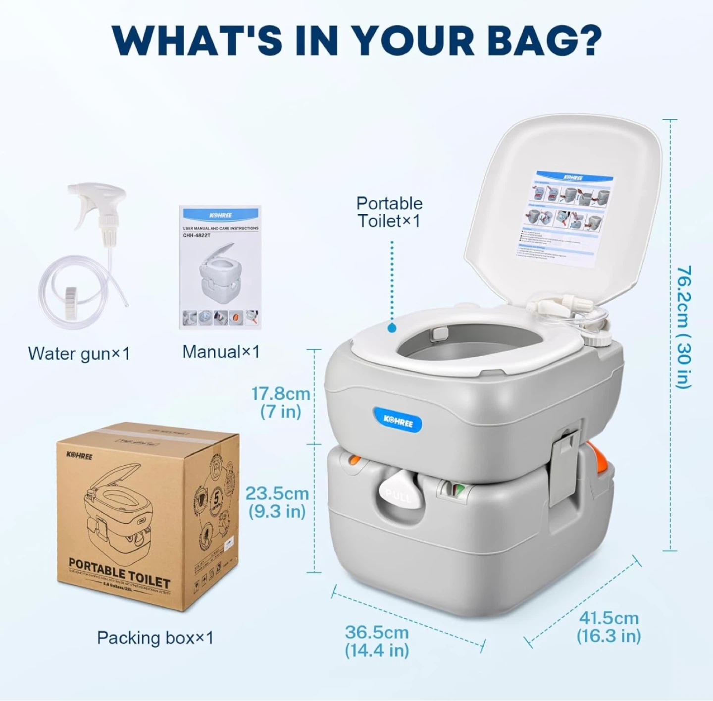 Portable Toilet 34L - photo 2