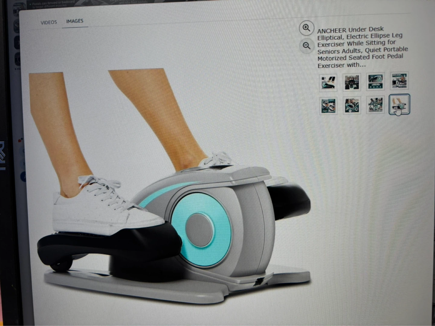 Ancheer Under Desk Elliptical Electric Leg Exerciser