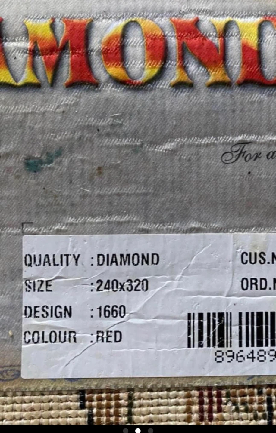 Diamond Quality Rug 240x320 Red - photo 2