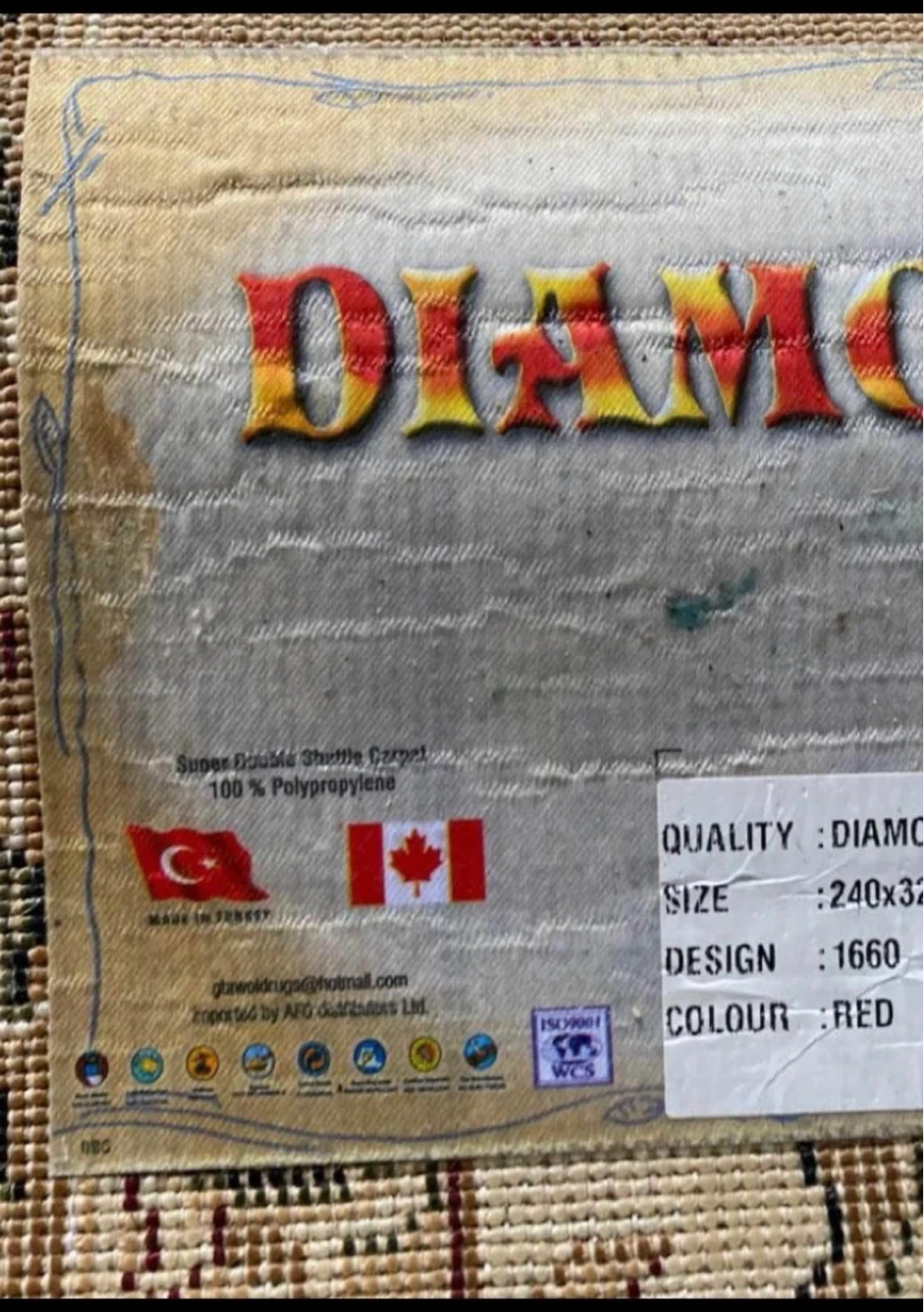 Diamond Quality Rug 240x320 Red - photo 3
